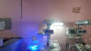 Earthquake damage in the neonatal unit of Hospital Nacional Retalhuleu